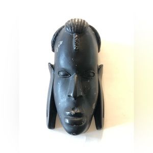 Small Wooden African Hanging Wall Mask